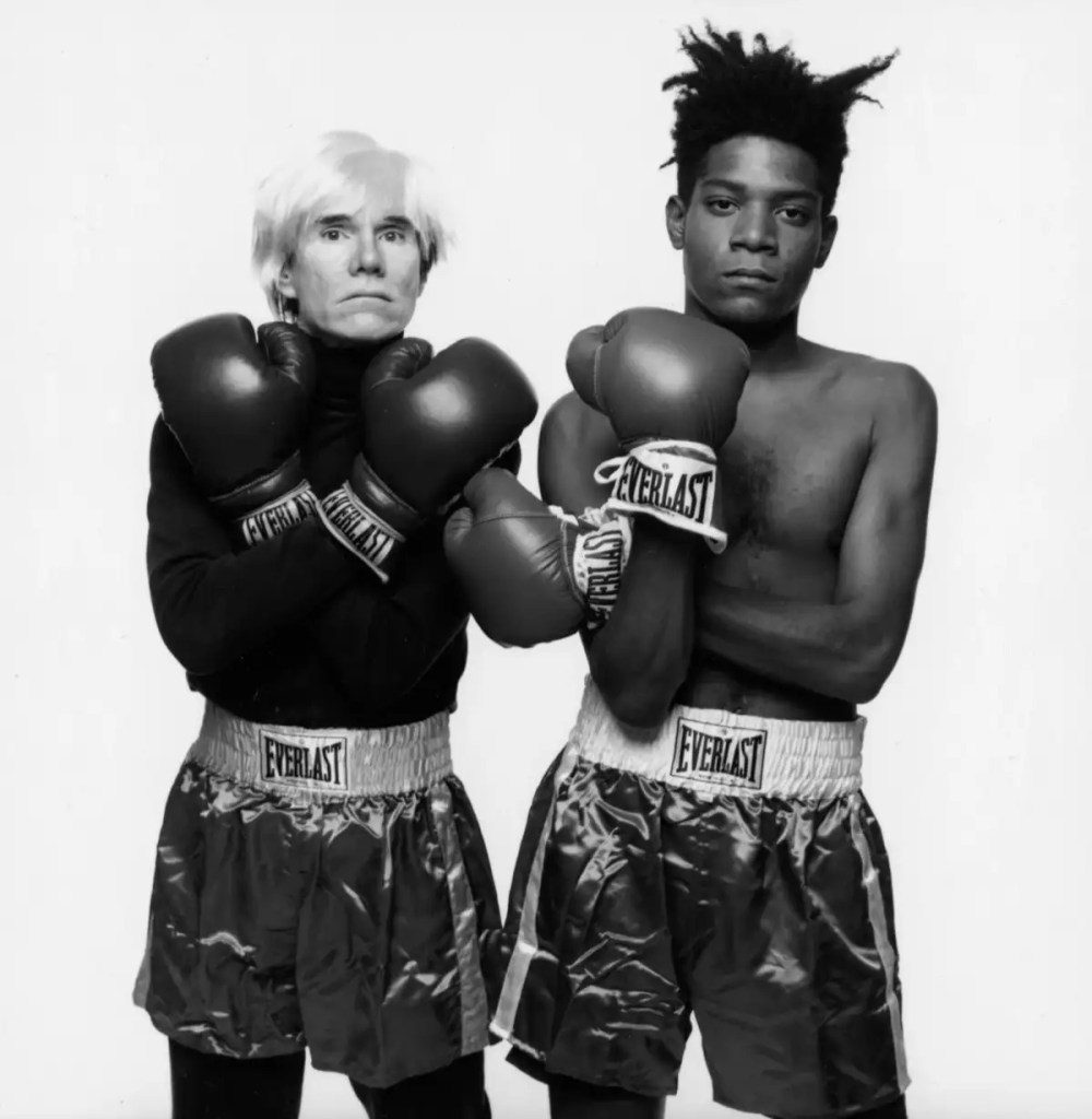 展覧会「Andy Warhol and Jean-Michel Basquiat」のポスター