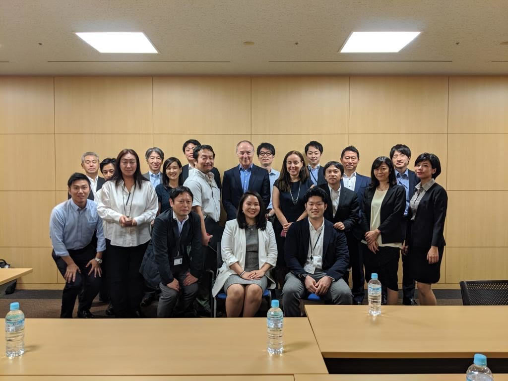JIIN（日本 – イスラエル技術革新ネットワーク）日本支部。2019年9月、東京。