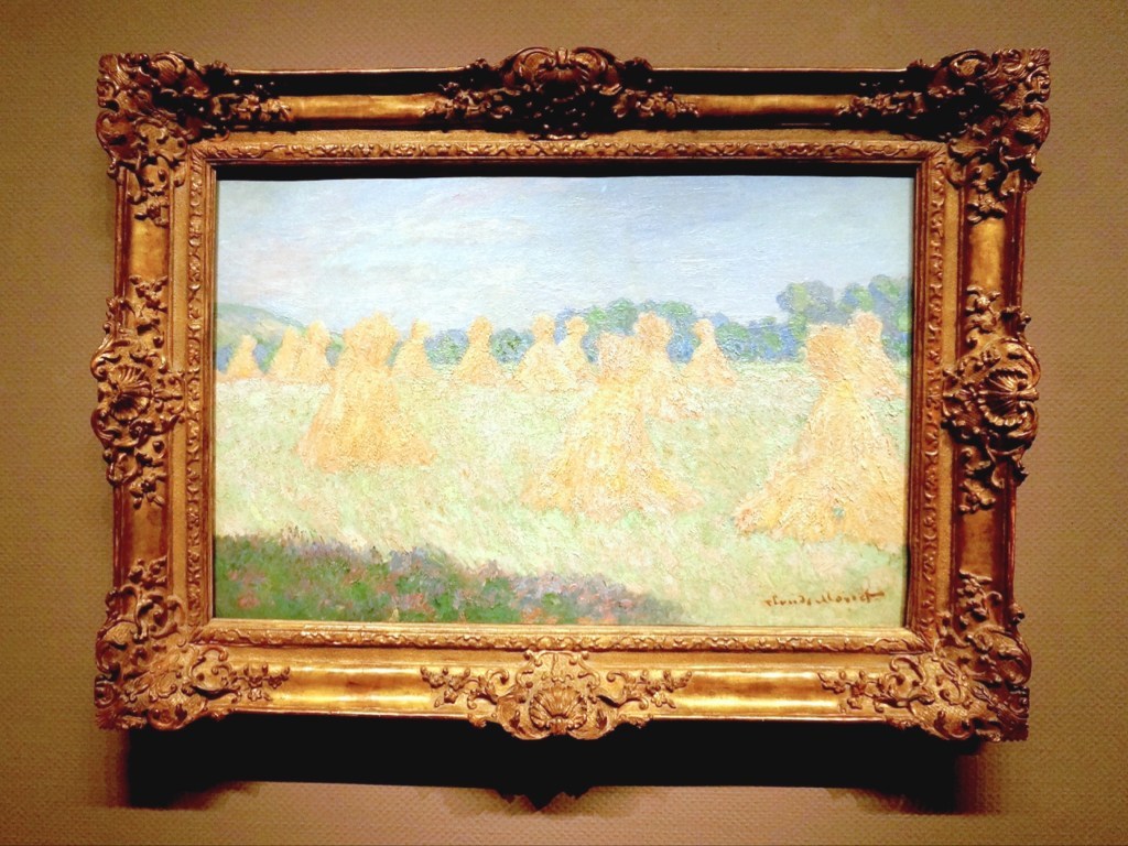 展示作品よりクロード・モネ《ジヴェルニーの娘たち、陽光を浴びて》（1894年）