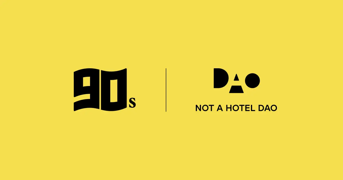 NOT A HOTEL DAO、同世代起業家コミュニティ「90s」と連携。コミュニティ貢献度に応じた報酬モデルの実証実験を開始