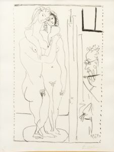 パブロ・ピカソ《二人の裸のモデル》