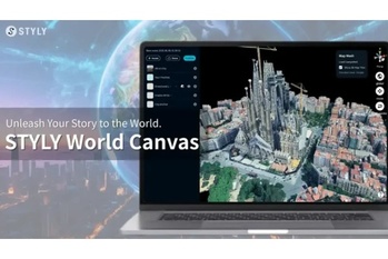 STYLY、STYLY Studio新機能「STYLY World Canvas」提供開始 - 東京・パリなど世界中の都市をXR空間として構築可能に