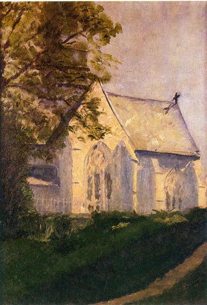 《ブランヴィルの教会》（1902年）