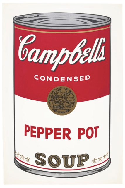 《Pepper Pot, from Campbell’s Soup I》（1968年）