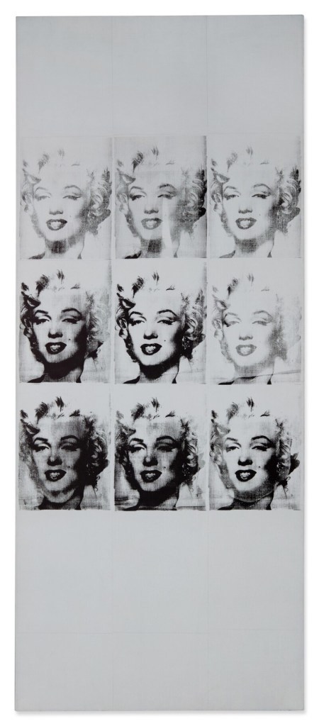 《Nine Marilyns》（1962）2021年最高落札額の作品