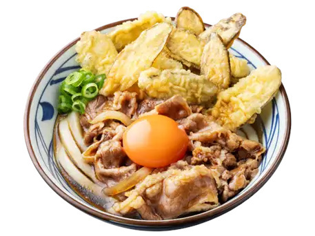 丸亀製麺、「焼きたて牛すきごぼ天ぶっかけうどん」「山盛りあさりうどん」「うま辛担々うどん」を期間限定販売