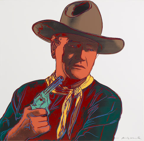 アンディ・ウォーホル《John Wayne, from Cowboys and Indians》