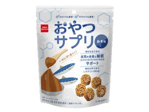 おやつカンパニー、サプリメント感覚のスナック菓子「おやつサプリ」のパッケージを一新しドラッグストア「トモズ」で先行販売