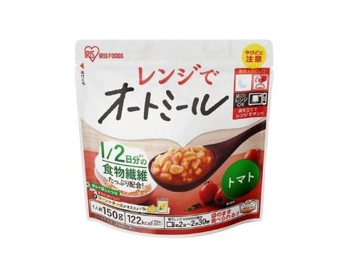 アイリスフーズ、温めるだけで簡単に調理できて好みに応じてアレンジできる「レンジでオートミール」3種を発売