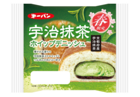 第一屋製パン、抹茶やさくらの味わいを楽しむパン4品を春限定の新商品として期間限定発売