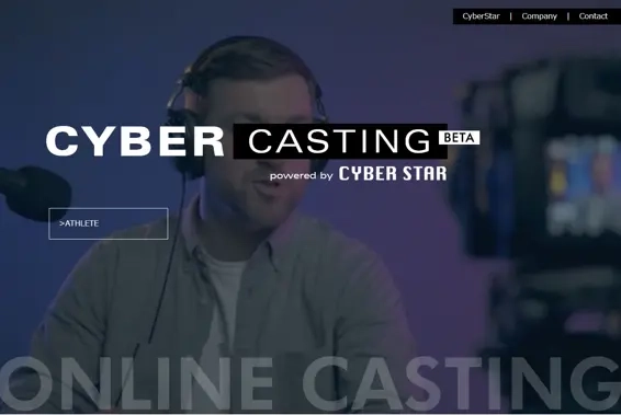 オンラインでファンや企業のオファーを獲得　「Cyber Casting」β版の提供を開始　第1弾はアスリート選手