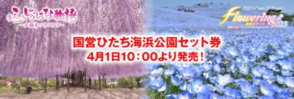 【4月1日～】日本屈指の絶景2大スポットのセット券が発売開始！ 北関東の2大花名所に混雑を避けて入場できる