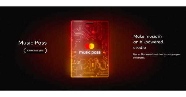 Mastercard（マスターカード）が新人ミュージシャンを支援するWeb3音楽プログラム「Mastercard Artist Accelerator」を発表