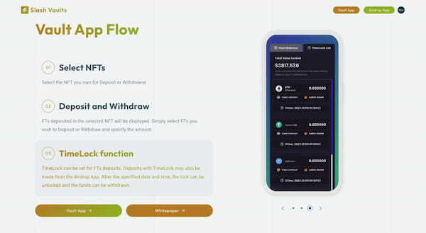 Slash Fintechが、NFTを活用した相互運用性プロトコル「Slash Vaults」β版をリリース！