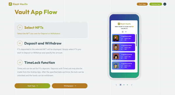 Slash Fintechが、NFTを活用した相互運用性プロトコル「Slash Vaults」β版をリリース！