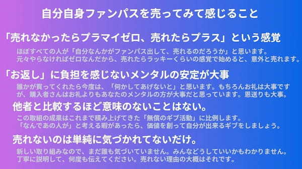 「1日ひとり自分のパスを応援者に受け取ってもらう」FANPASSα版2か月間でGMV（総流通金額）113万円を記録！独自プラットフォーム開発開始