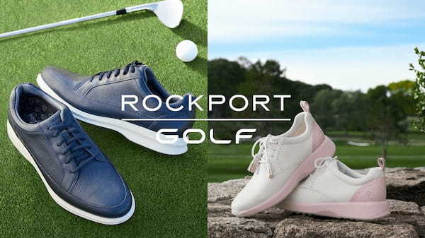 丸紅フットウェア、米国レザーシューズブランド「ROCKPORT」からゴルフシューズのグローバルラインが登場