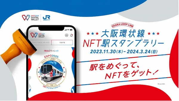 「EXPO 2025 デジタルウォレット」とJR西日本との連携企画 『大阪環状線NFT駅スタンプラリー』の実施