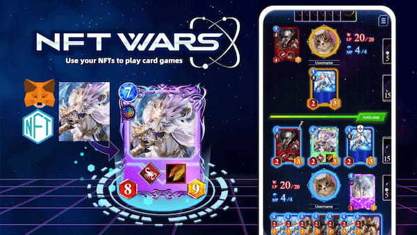 コントラクトサーヴァント-CARD GAME-が全てのNFTで遊べる世界を目指す『NFTWars』へ参加