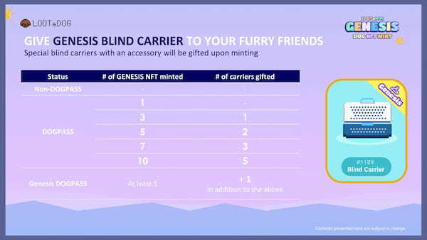Web3わんこ育成を楽しめるアプリ「LOOTaDOG」がオリジナルNFTの販売を決定！