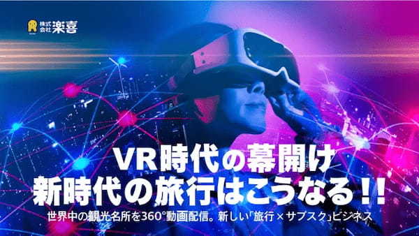 自宅でグループ旅行の楽しさを体験できるVRグループ観光動画配信サイト「HappyHoliday」をリリース【楽喜】