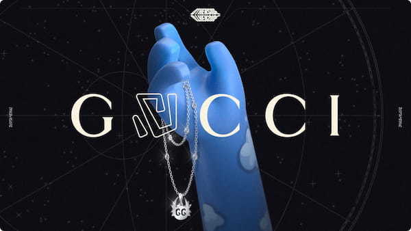 Gucciが、BAYCを手がけるYuga Labsと共同でペンダントNFTを発売。実物ネックレスも登場