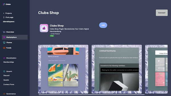 新機能「Clubs Shop」が登場。コミュニティとショップが一体化し、統合されたデジタル体験を実現