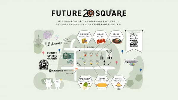 フューチャーショップ、クリスマス・マーケットを体験できるVRワールド「FUTURE 20th SQUARE」をVRChat上にオープン