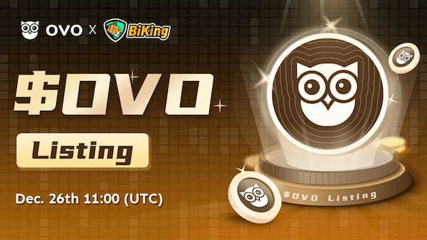 OVO.SPACE×BiKing提携発表！$OVOを新興勢力のBiking（ビーキング）に上場させる戦略的目標とその狙いとは？