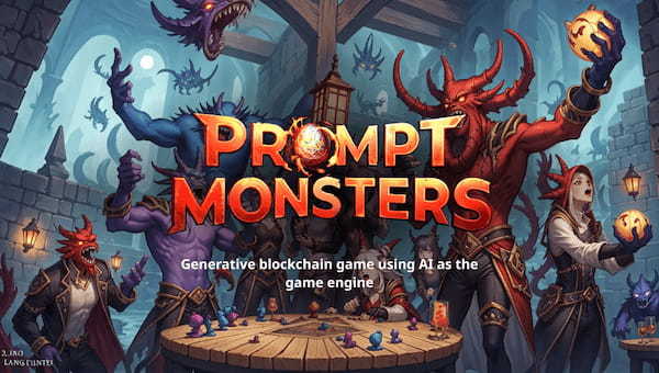 AIをゲームエンジンとした、ブロックチェーンゲーム”Prompt Monsters”専用のAIモデルを共同開発。OasysチェーンのMCH Verse上に5月1日リリース