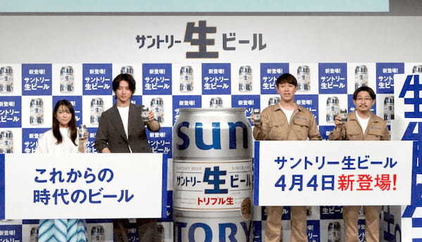 サントリー、飲み始めから飲み終わりまでおいしい「サントリー生ビール」を発売、新TV－CM「生きている人々」篇ほか全3篇をOA