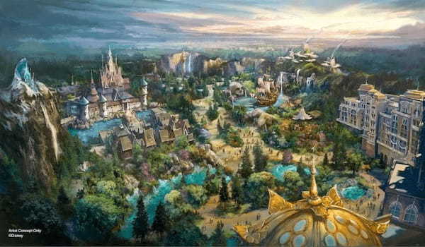 東京ディズニーリゾート、東京ディズニーシー8番目の新テーマポート「ファンタジースプリングス」の施設内容など発表