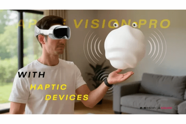 Apple Vision Proと触覚デバイス「SkineticBand」が連携 - MESONら3社が仮想空間の没入感向上へ技術検証を開始