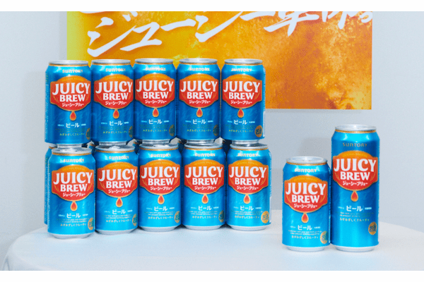 サントリー、東北エリア限定ビール「ジューシーブリュー」と東海・北陸エリア限定ビール「ビアミー」を数量限定発売