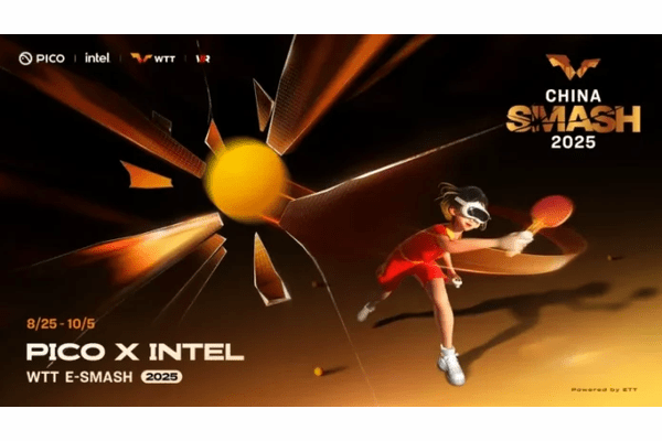 PICO、無料VRスポーツイベント「PICO x Intel WTT E-Smash 2025」を9月4日より開催。9月2日まで参加登録を受付中
