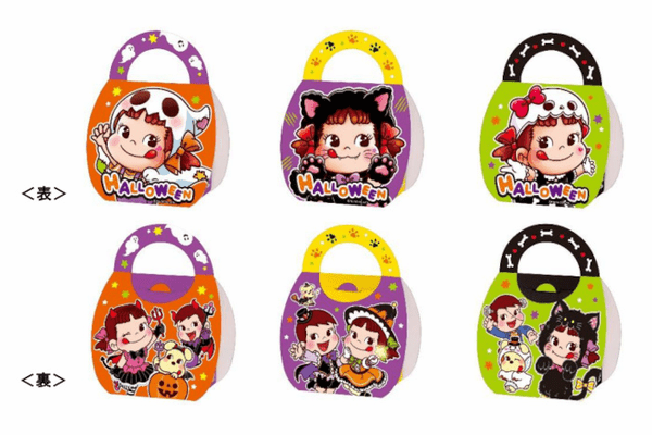 不二家、ハロウィン商品「ポップキャンディ」「カントリーマアム」「ホームパイ」「ハートチョコレート」を期間限定発売