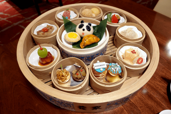 ANAインターコンチネンタルホテル東京、中国料理「花梨」で「チャイニーズ・アフタヌーンティー with ウェッジウッド」を提供