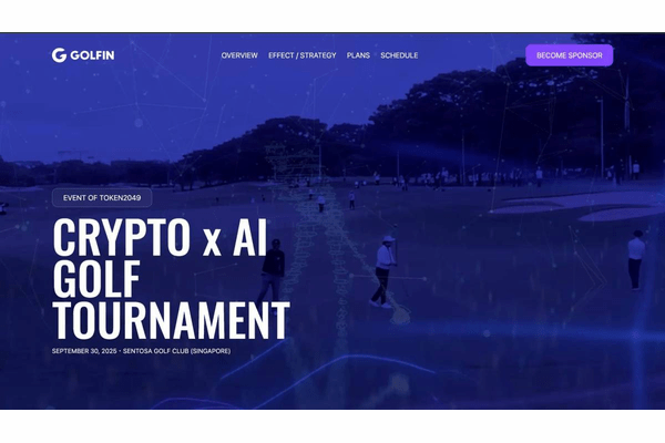 暗号資産取引所 MEXC、Crypto×AI Golf Tournament 2025(仮名)のタイトルスポンサーに決定!