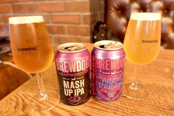 BREWDOG、トロピカルなビール「ネオンドリーム」とMAN WITH A MISSIONとのコラボビール「MASH UP IPA」を発売