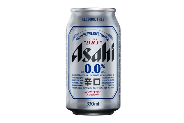 ノンアルコールビール「Asahi Super Dry 0.0」缶