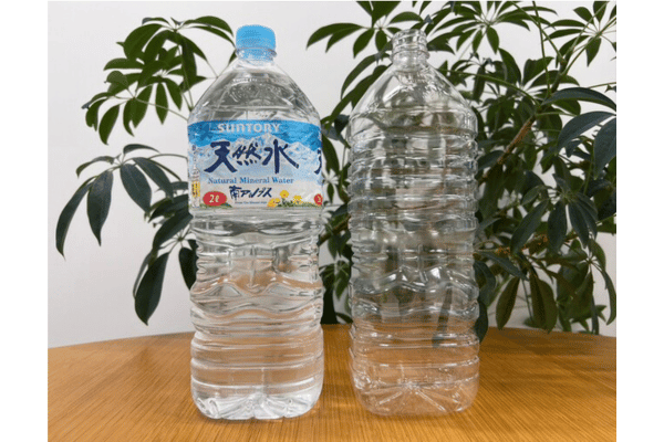 「サントリー天然水」2Lのペットボトル全数に植物由来素材を30％導入