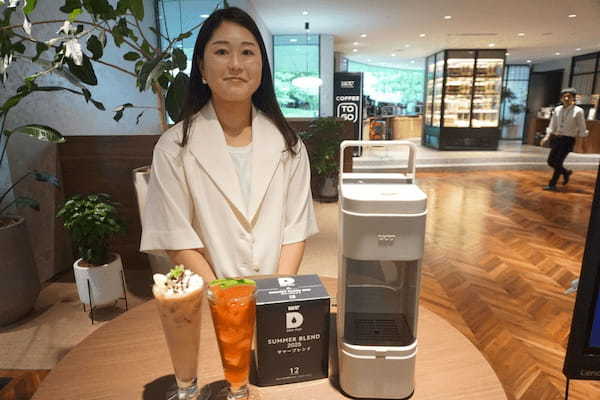 ソロフレッシュコーヒーシステム事業開発部の西川マネージャー