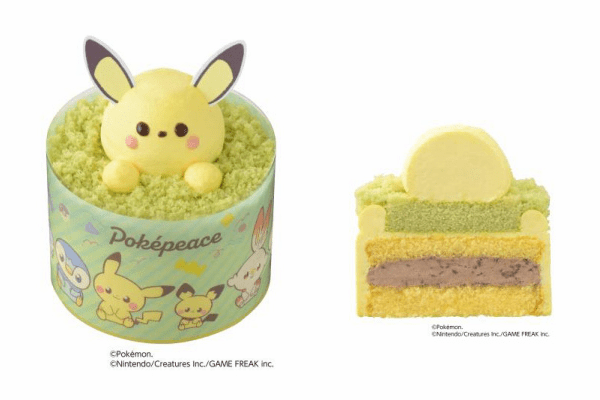 銀座コージーコーナー、生ケーキ取扱店でプチケーキと「ピカチュウのチョコバナナケーキ」を期間限定発売
