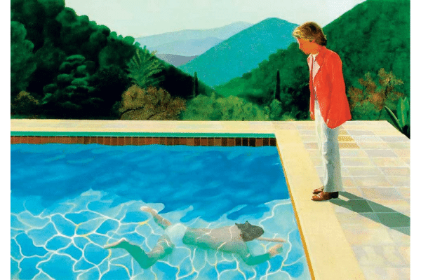 《Portrait of an Artist (Pool with Two Figures)》（1972）