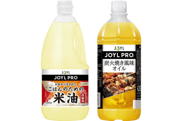 J-オイルミルズ「ごはんのための米油」「炭火焼き風味オイル」