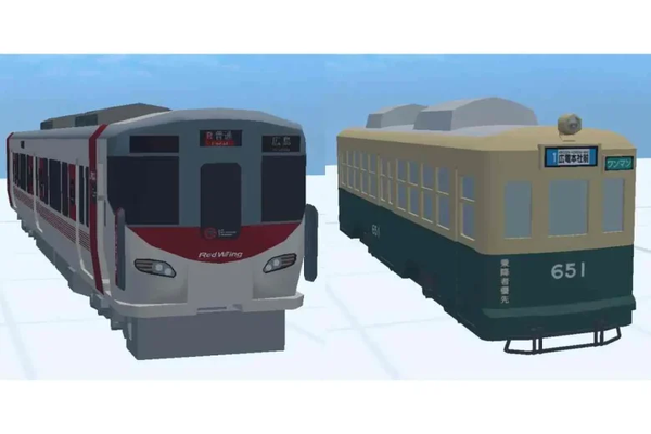JR西日本「バーチャル広島駅」8月1日に大規模リニューアル - リアルでは見れない「夢の車両共演」がメタバースで実現