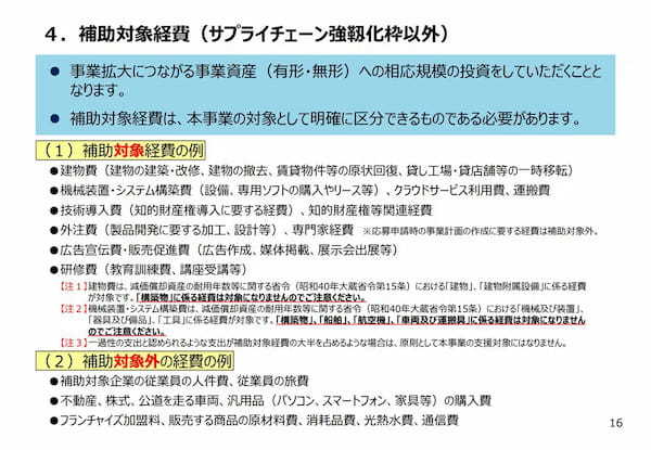 第10回事業再構築補助金【補助対象経費について】