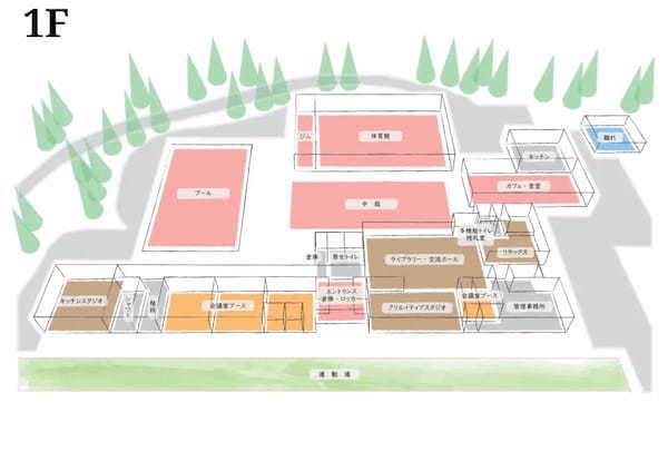 学ぶ。働く。泊まる。食べる。熊本県山鹿市の廃校を活用したコワーキングスペース付宿泊施設「YAMAGA BASE」が今年4月オープン！２月１日より「Makuake」にて施設利用権などを先行販売開始