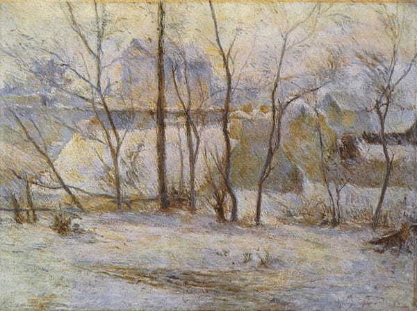 《冬の風景》（1879年）ブダペスト国立西洋美術館所蔵