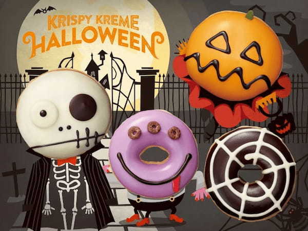 クリスピー・クリーム・ドーナツ・ジャパン、モンスターに変身したドーナツ「KRISPY KREME HALLOWEEN」を期間限定発売